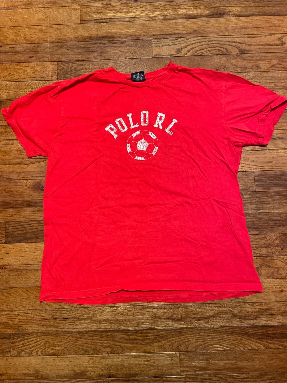 Ralph Lauren Red Crewneck Polo Tee